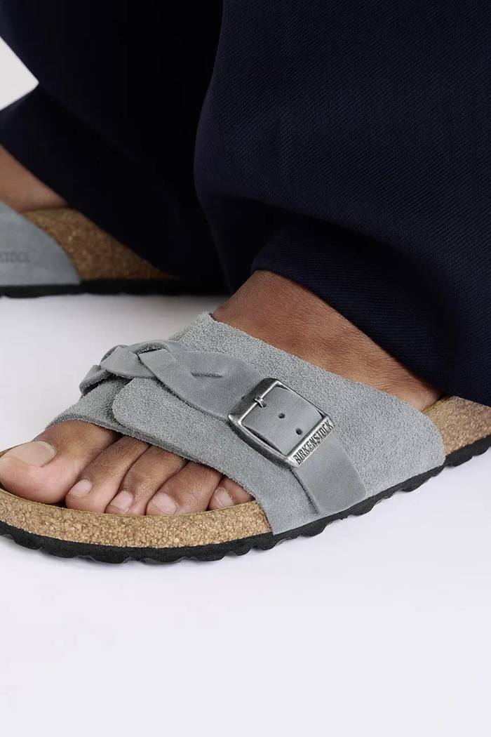 Шкіряні шльопанці Birkenstock Oita Braided 1029121