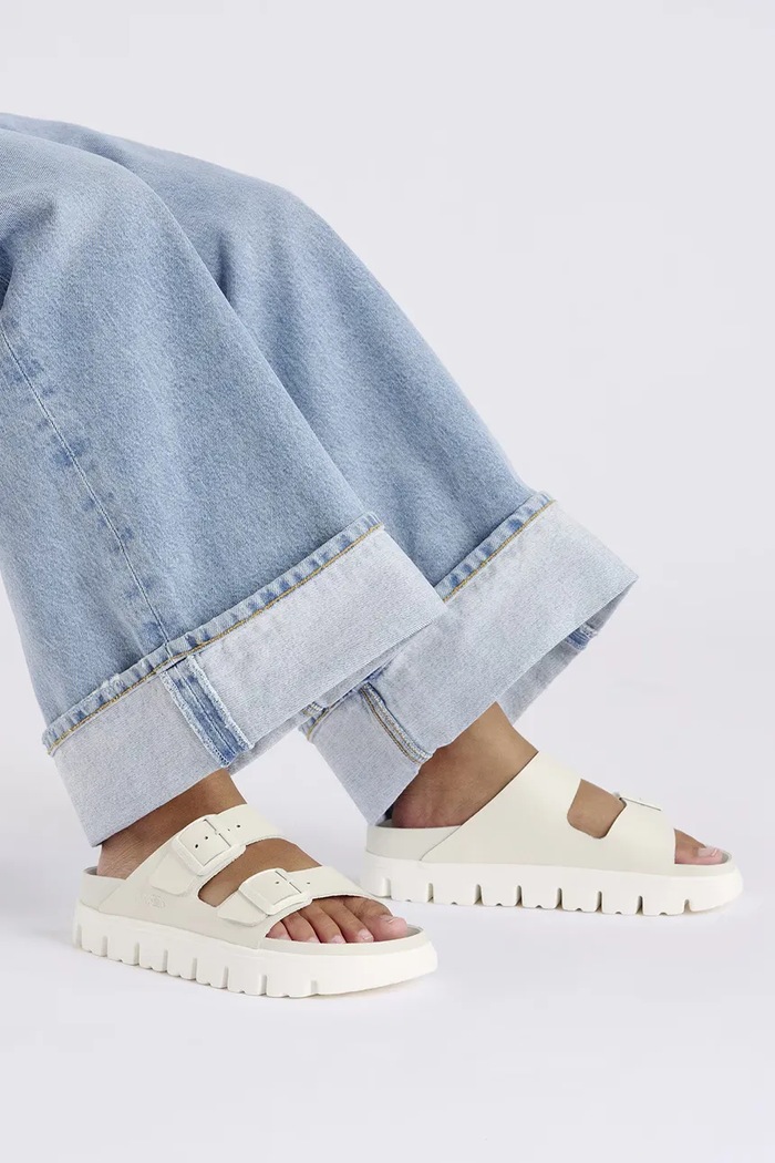 Birkenstock klapki skórzane Arizona Chunky Exq Birkenstock x Papillio 1029067