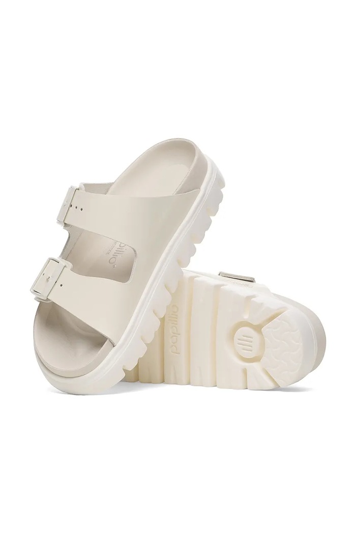 Birkenstock klapki skórzane Arizona Chunky Exq Birkenstock x Papillio 1029067