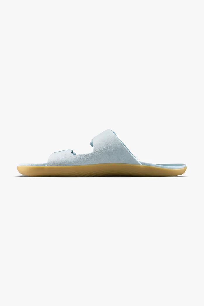 Vivobarefoot klapki skórzane SENSUS YIN niebieski 209564
