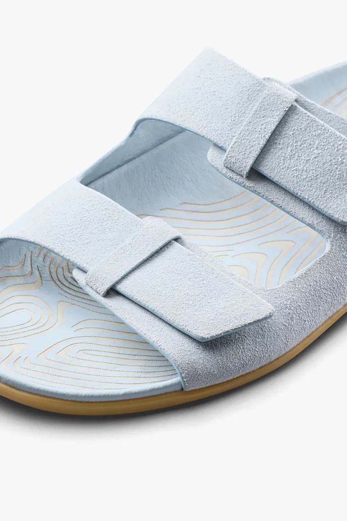 Vivobarefoot klapki skórzane SENSUS YIN 209564 niebieski