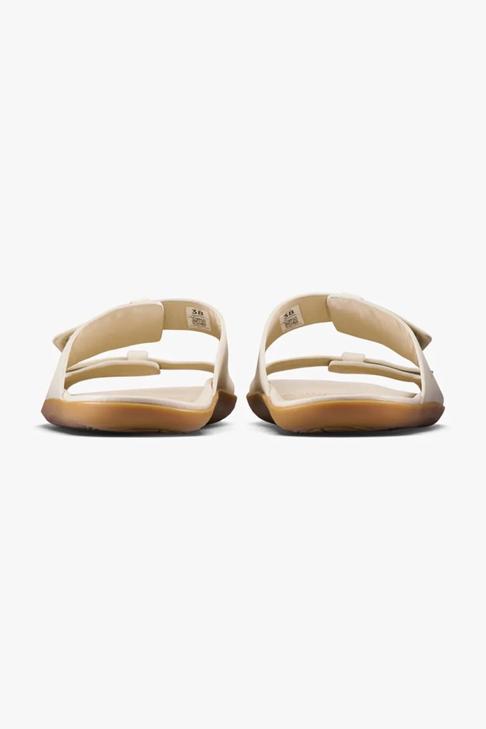 Încălțăminte Vivobarefoot slapi de piele SENSUS YIN 209564 bej