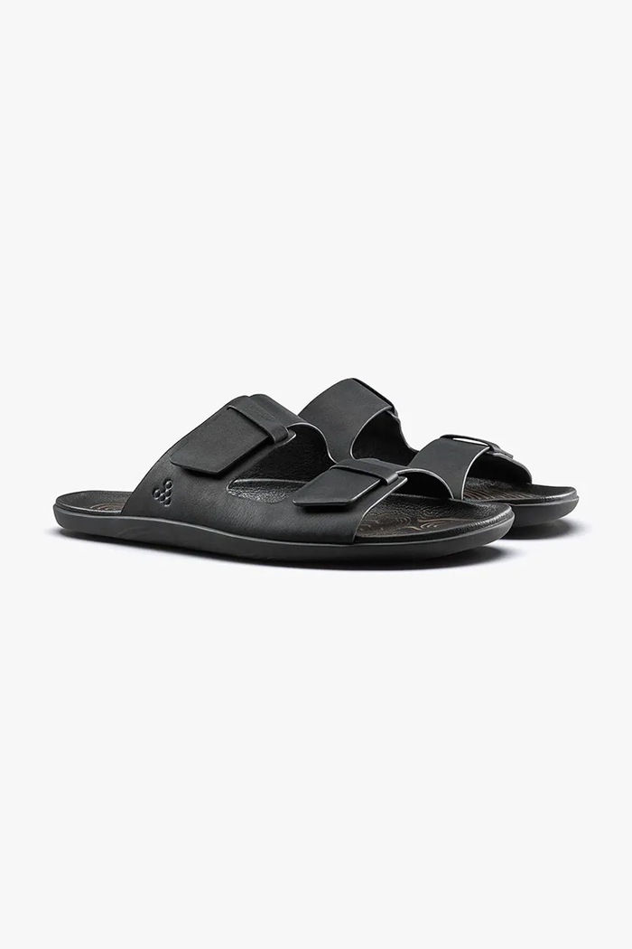 Kožené šľapky Vivobarefoot SENSUS YIN 209564 čierna SS26