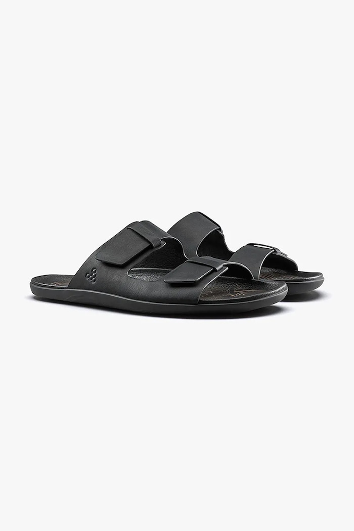 Kožené šľapky Vivobarefoot SENSUS YIN 209564 čierna SS26
