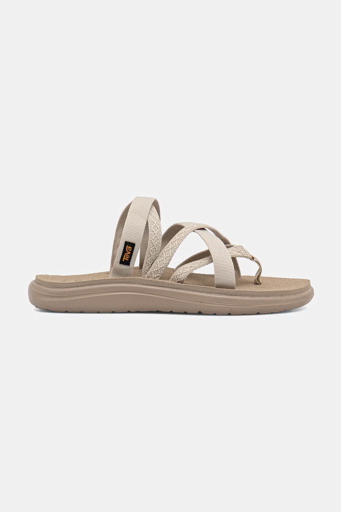 Teva σαγιονάρες δίχαλο γυναικείες Voya Zillesa 1117032 μπεζ SS26