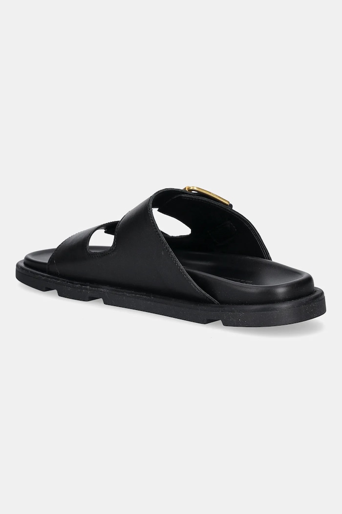 Încălțăminte Marc O'Polo Șlapi de piele ADRIANA 1A 50318741101100 negru