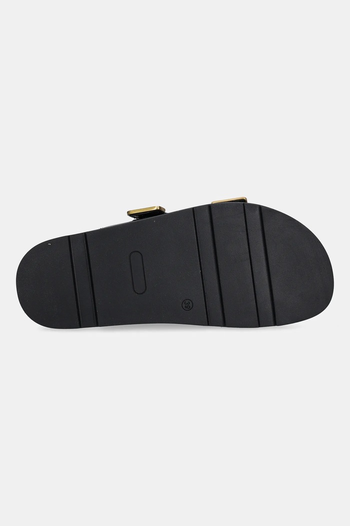 Șlapi de piele ADRIANA 1A Marc O'Polo negru 50318741101100