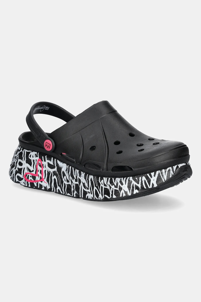 Skechers klapki SKECHERS X JGOLDCROWN pozostałe czarny 111324