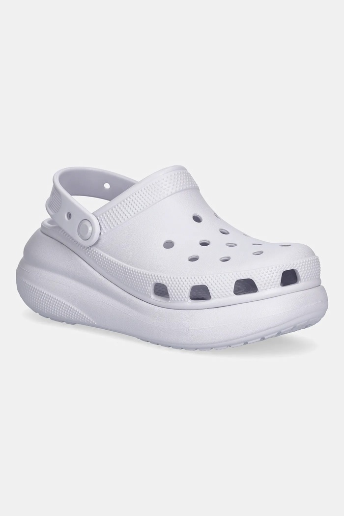 Crocs papuci Classic Crush Clog platformă albastru 207521.5BO