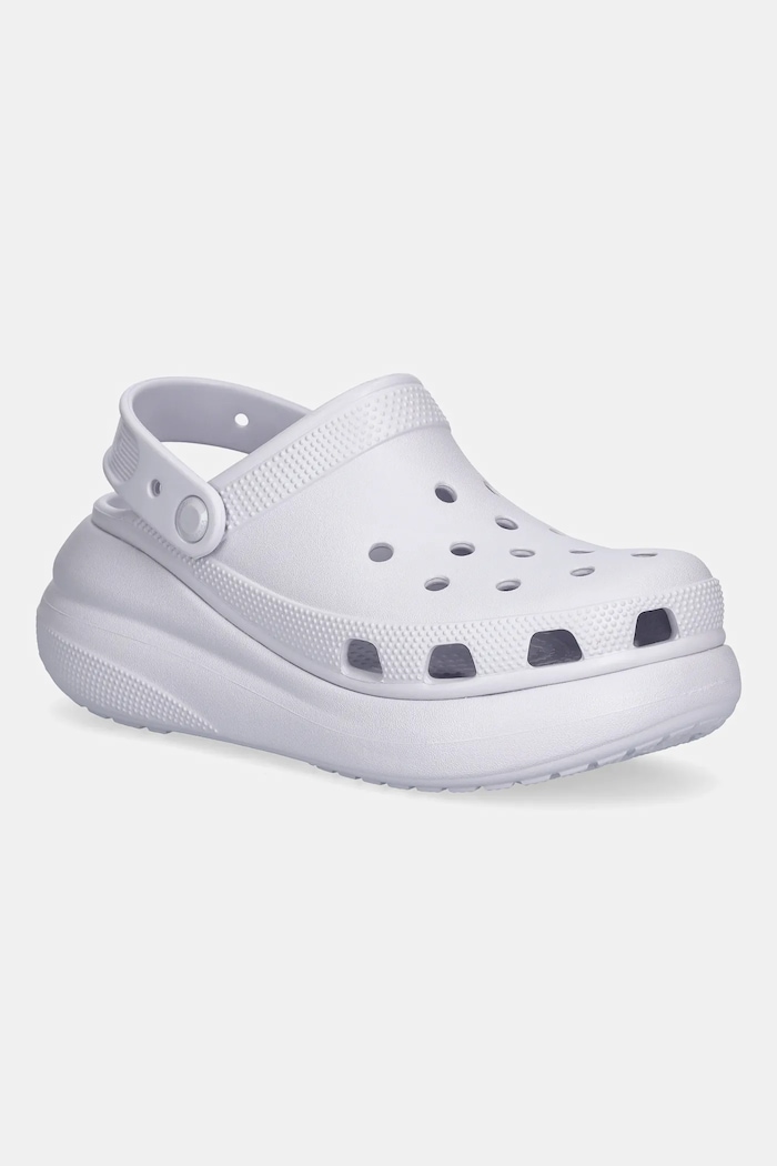Crocs papuci Classic Crush Clog platformă albastru 207521.5BO