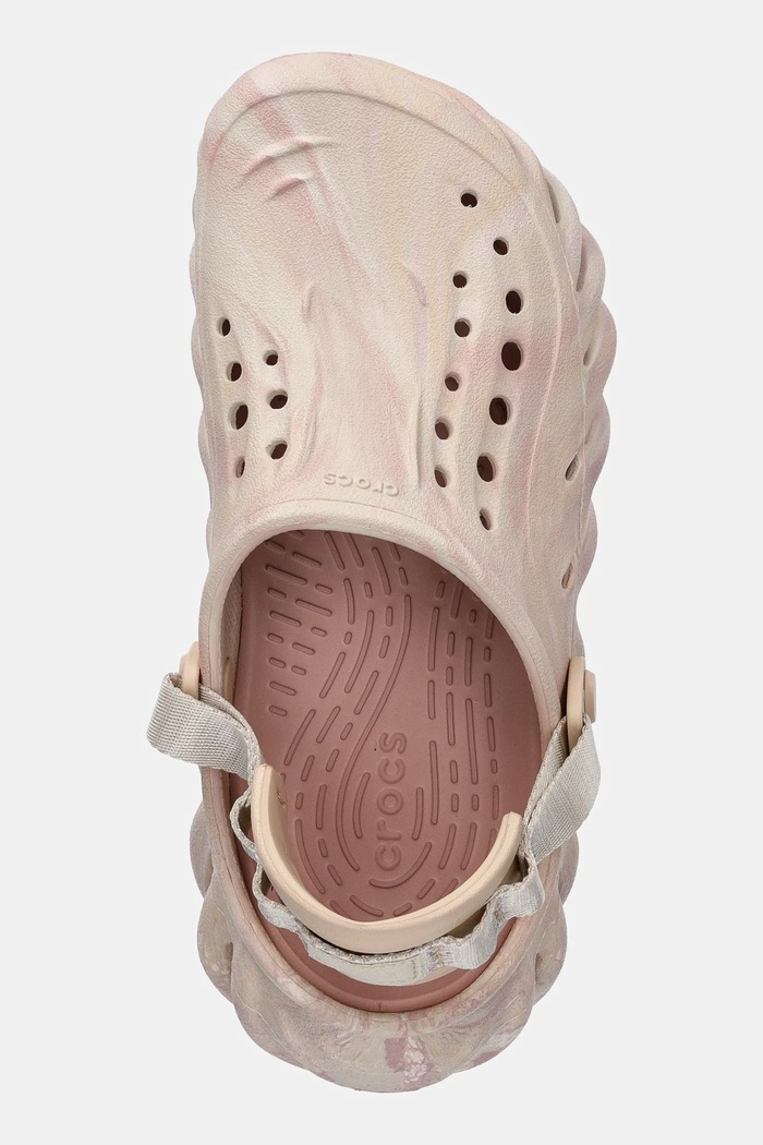 Crocs klapki Echo Marbled Clog różowy 208454.6WS