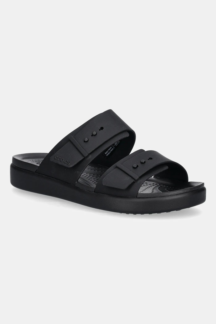 Crocs papucs Brooklyn Buckle Low platform fekete 211215.001