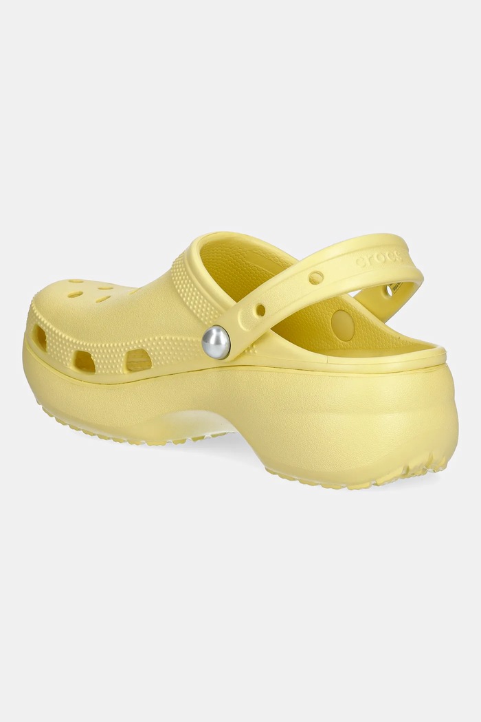 Încălțăminte Crocs Papuci Classic Platform Pearl Clog 211231.78R galben