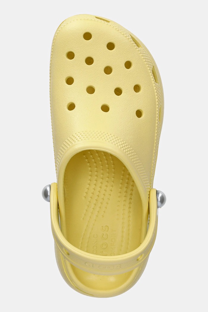 Papuci Classic Platform Pearl Clog Crocs 211231.78R galben