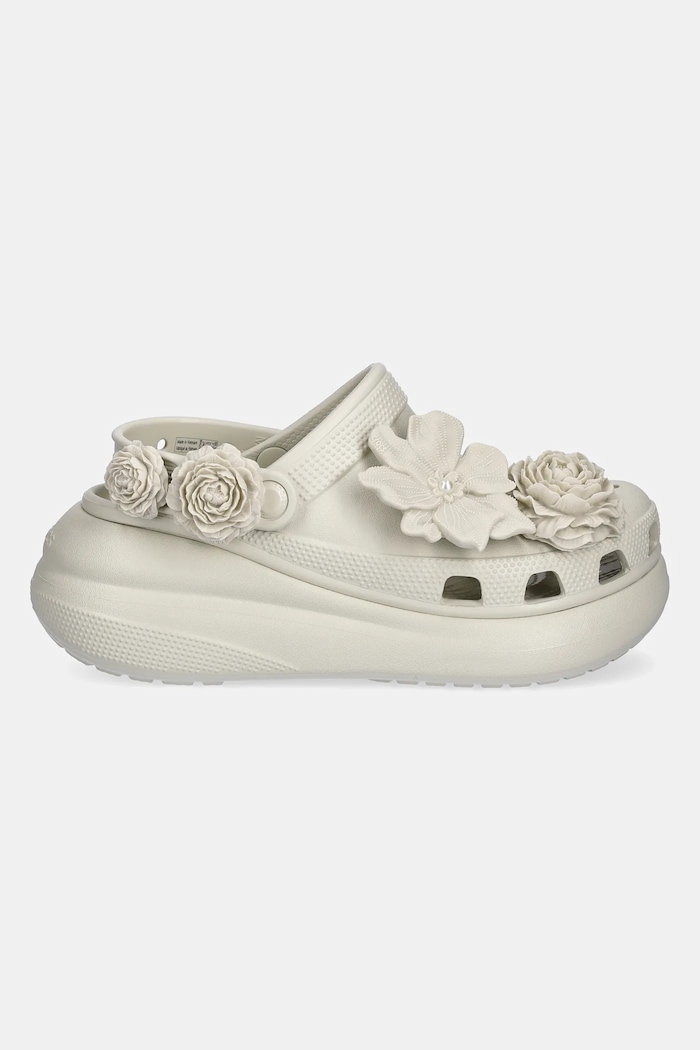 Crocs Παντόφλες Crocs Crush Bouquet Clog 211448.0HZ μπεζ SS25