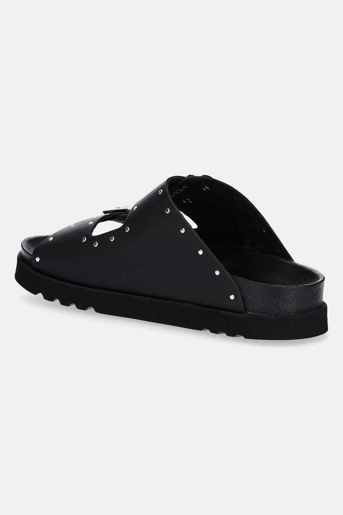 Scarpe Scholl ciabatte slide in pelle BEATRIZ F306131004 nero