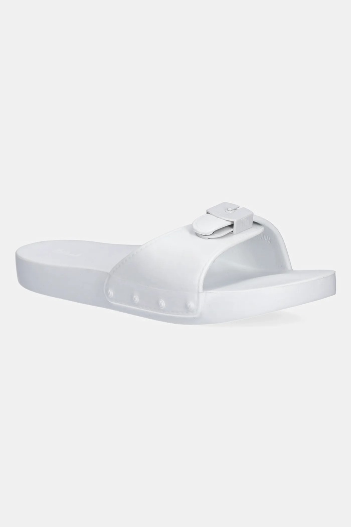 Scholl ciabatte slide PESCURA flat bianco F314551171
