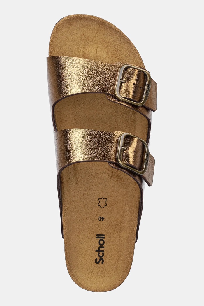 Scholl klapki JOSEPHINE złoty F321681010