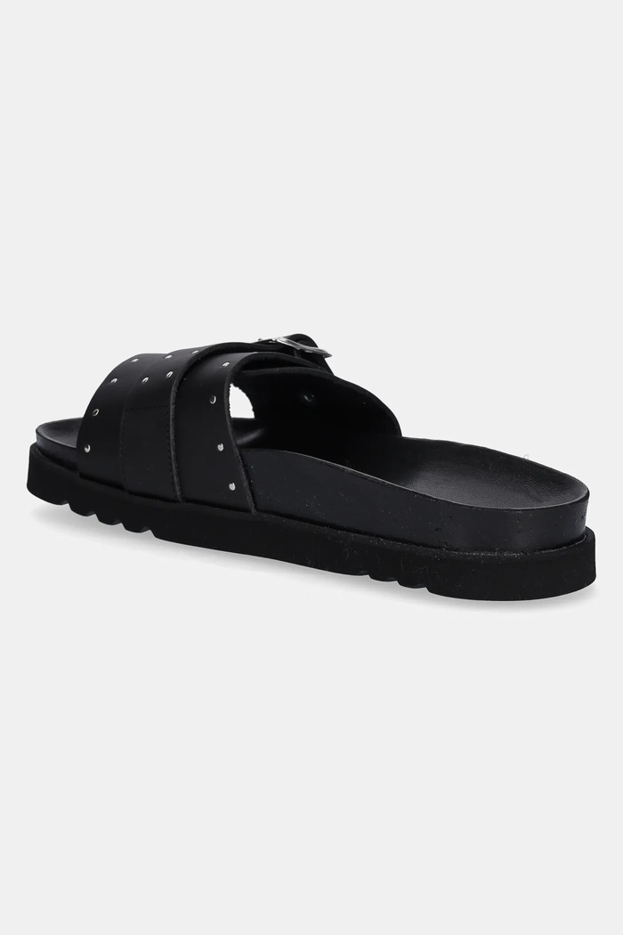 Scarpe Scholl ciabatte slide in pelle JOYCE F322421004 nero