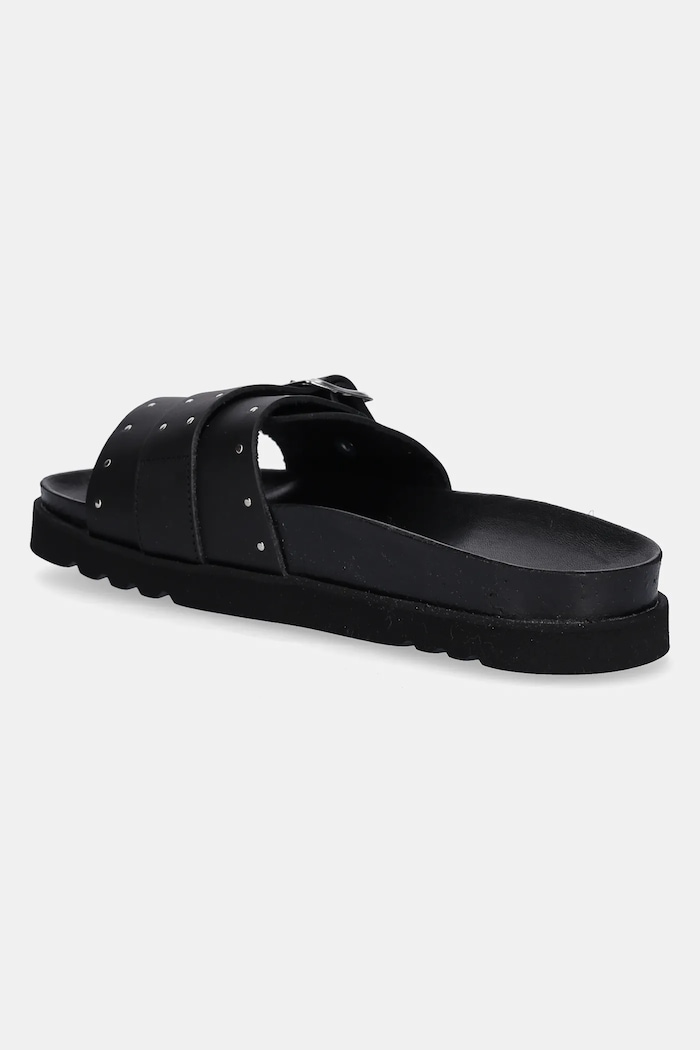 Scarpe Scholl ciabatte slide in pelle JOYCE F322421004 nero