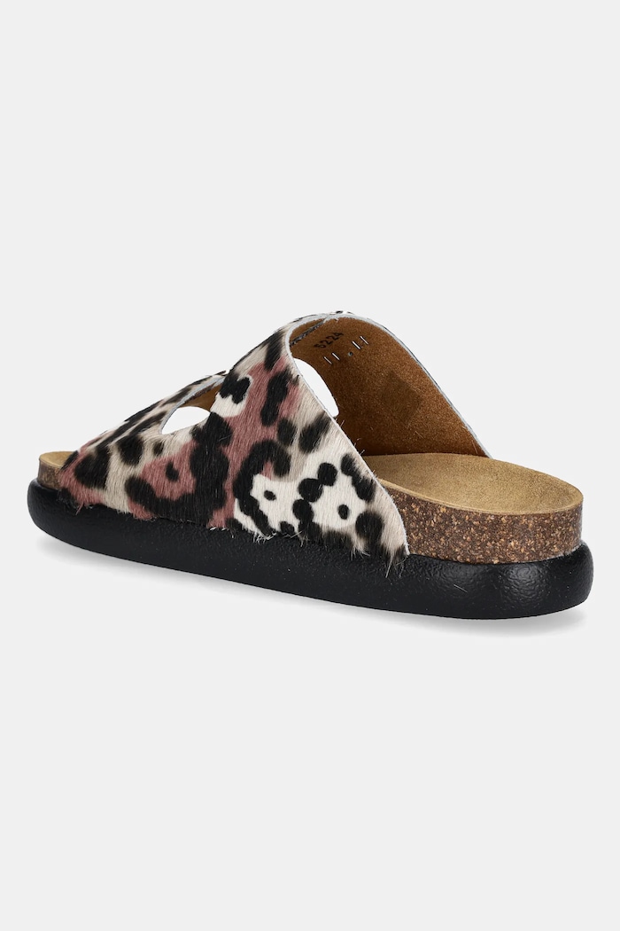 Scarpe Scholl ciabatte slide in pelle NOELLE F322511484 marrone