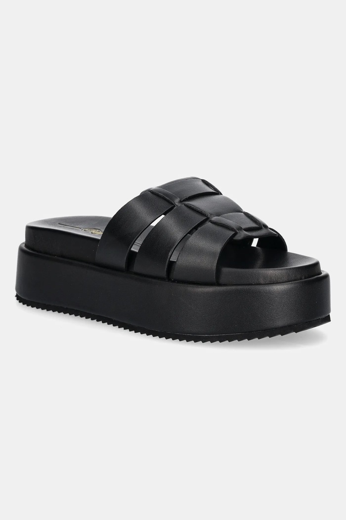 Pantofle Buffalo Noa Mule Ms platforma černá 1602256.BLK