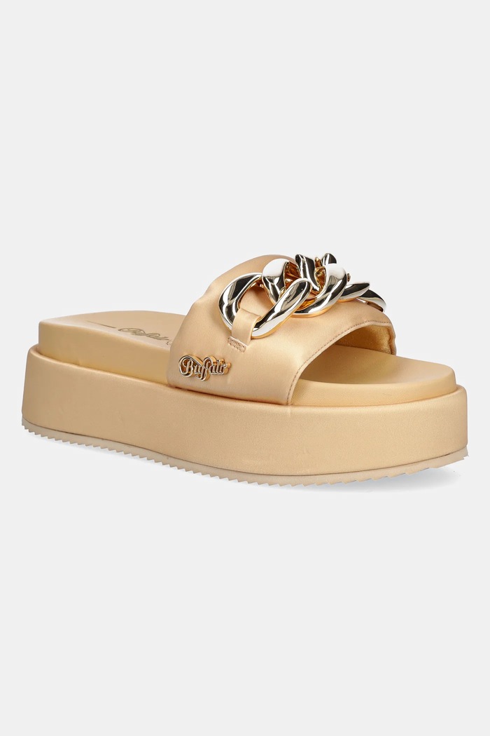 Чехли Buffalo Noa Slide Chain 2.0 изкуствен жълт 1602259.GLD
