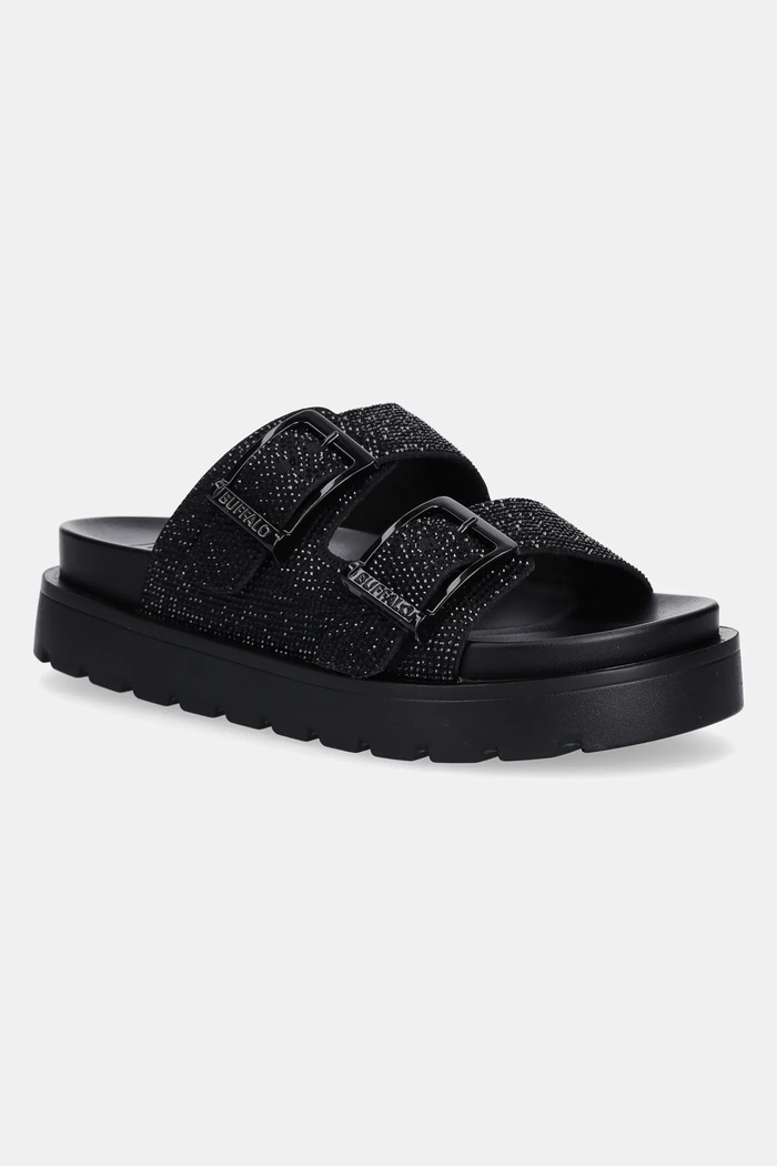 Natikače Buffalo Raya Ari Spark tekstil crna 1602283.BLK