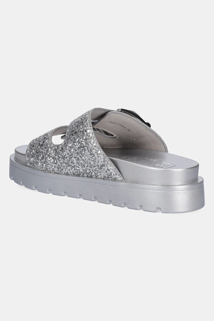 Παπούτσια Παντόφλες Buffalo Raya Ari Glam 1602284.SLV ασημί