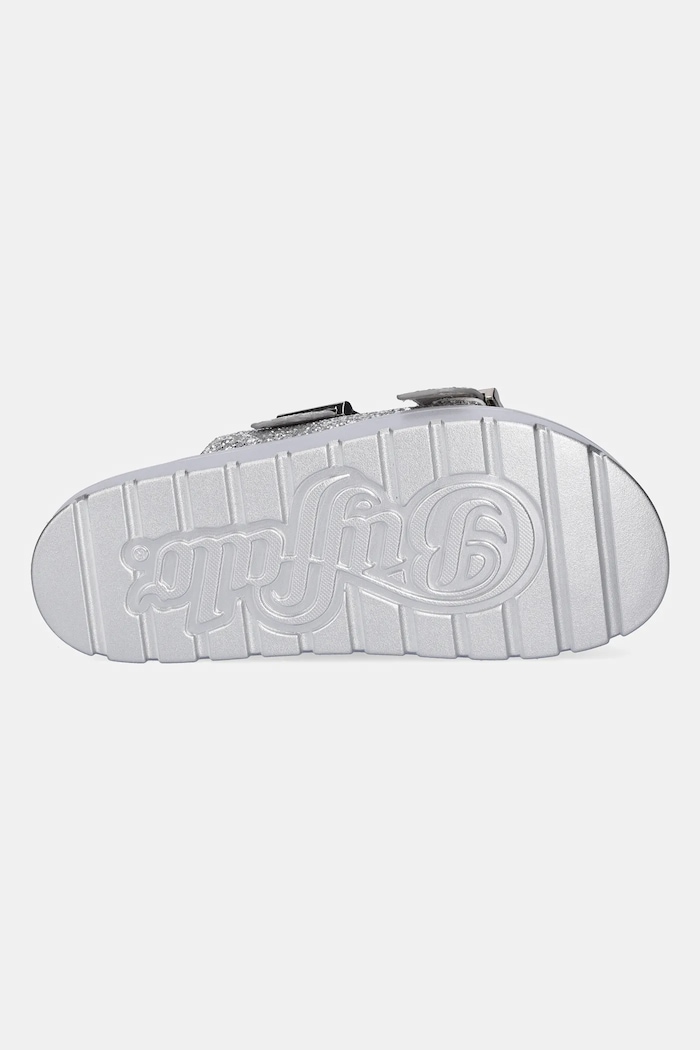 Παντόφλες Buffalo Raya Ari Glam 1602284.SLV ασημί