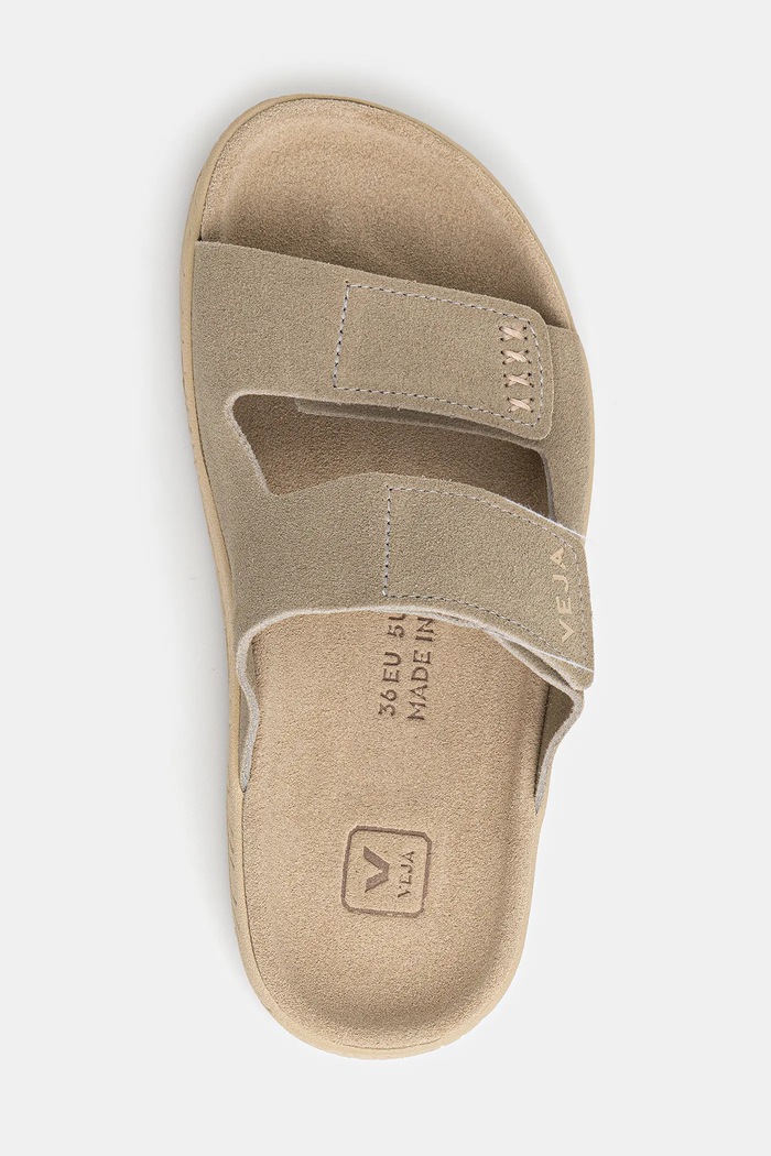 Veja suede sliders Etna beige SA3220670A