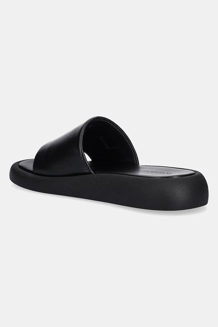 Obuwie Copenhagen Klapki skórzane Leather CPH773 czarny