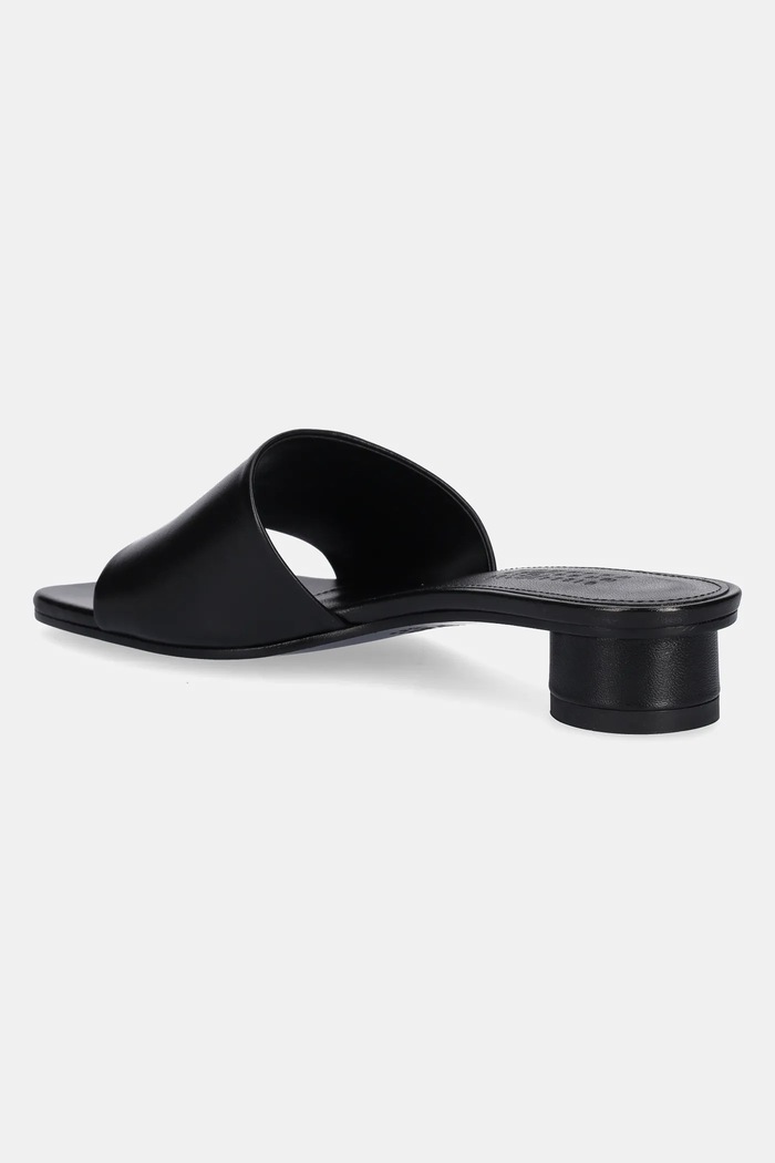 Shoes MM6 Maison Margiela leather sliders S66WP0109.P3628.T8013 black