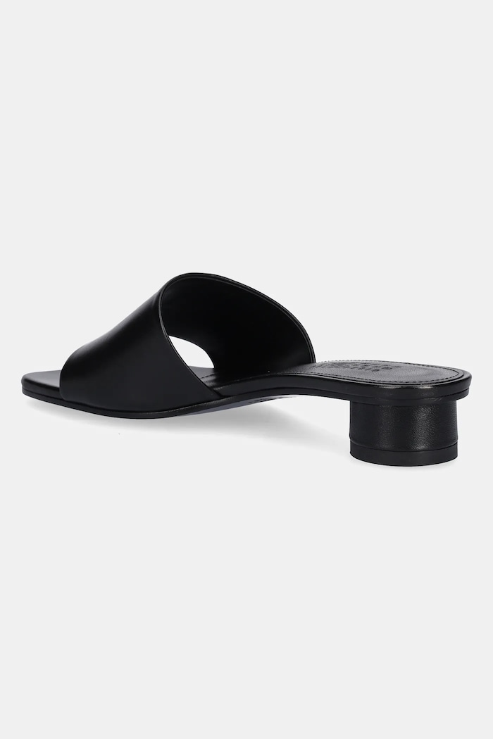 Shoes MM6 Maison Margiela leather sliders S66WP0109.P3628.T8013 black