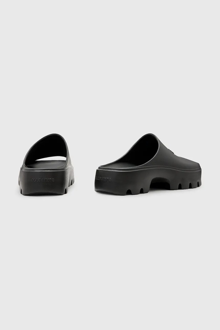 Încălțăminte AllSaints Papuci Eclipse Slider W033FC.BLK negru