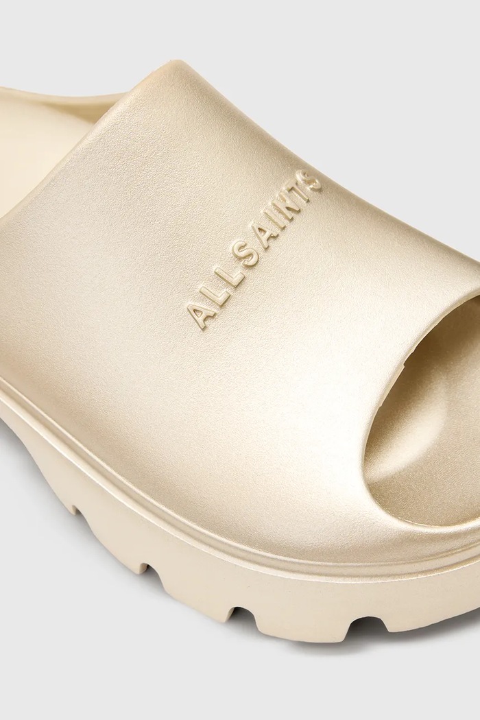 Papuci Eclipse Slider AllSaints W033FC.GLD aur