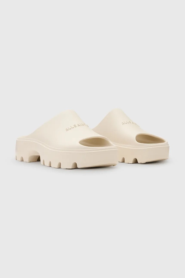 AllSaints Papuci Eclipse Slider W033FC.CHW bej SS25