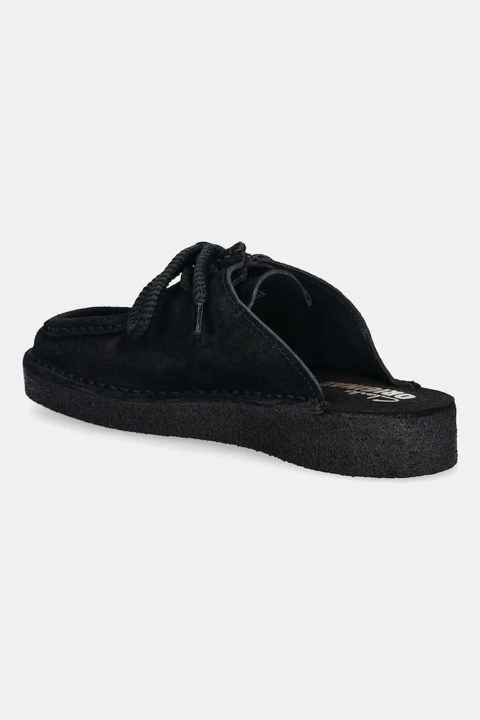 Încălțăminte Clarks Originals papuci din piele Desert Nomad 26181109 negru