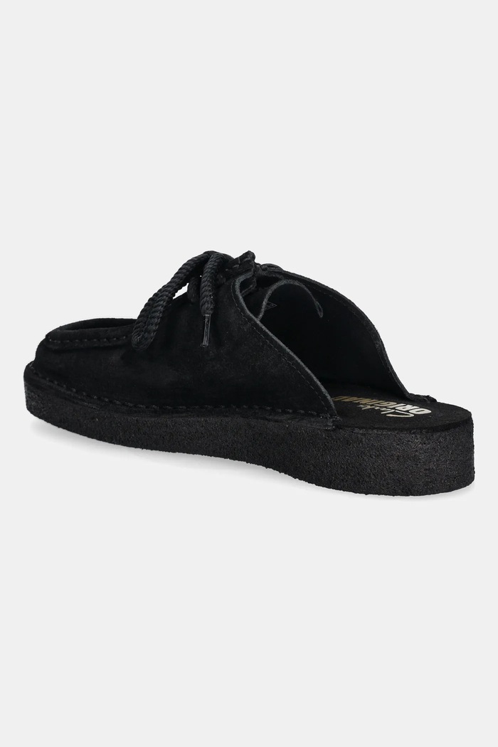 Încălțăminte Clarks Originals papuci din piele Desert Nomad 26181109 negru