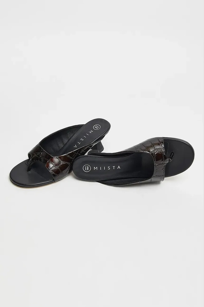Miista bőr flip-flop Palmira E8.3590 fekete SS25