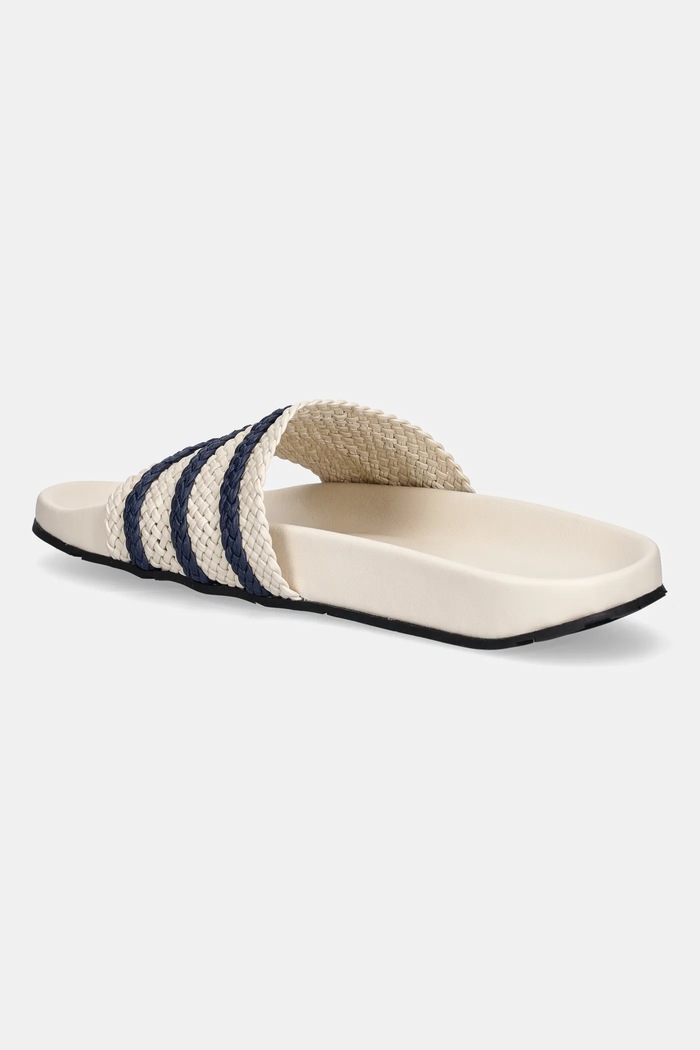 Взуття Шкіряні шльопанці adidas Originals x Wales Bonner Adilette JR0228 бежевий