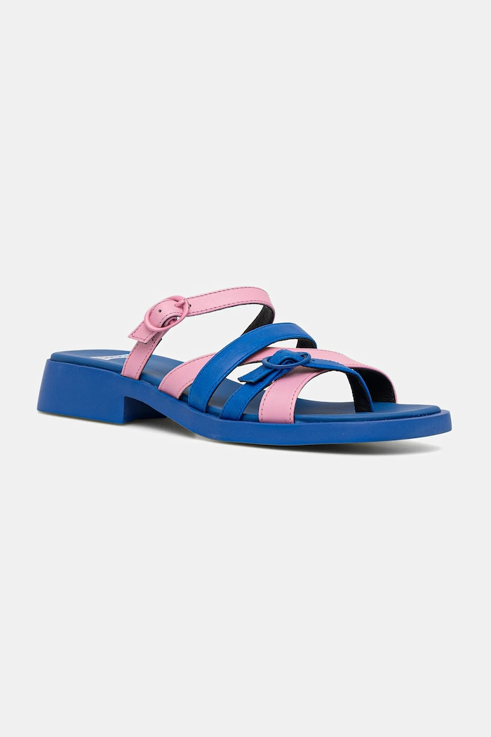 Camper klapki skórzane TWS K201602.002 niebieski SS25