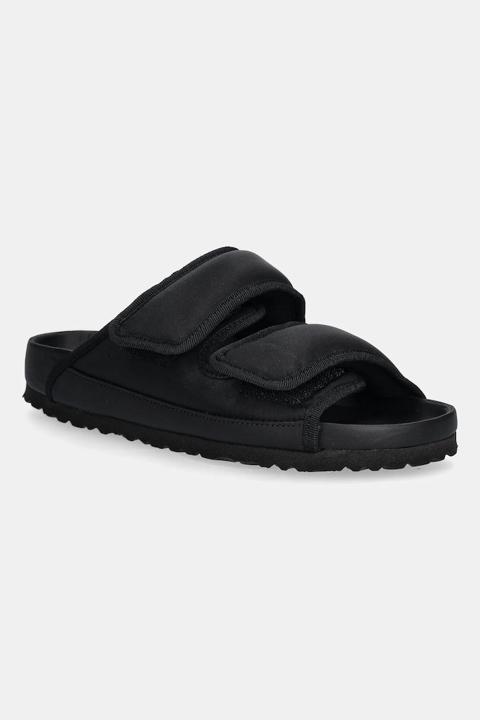 Birkenstock 1774 sliders Arizona CosNy EXQ SYN grain leather black 1030431