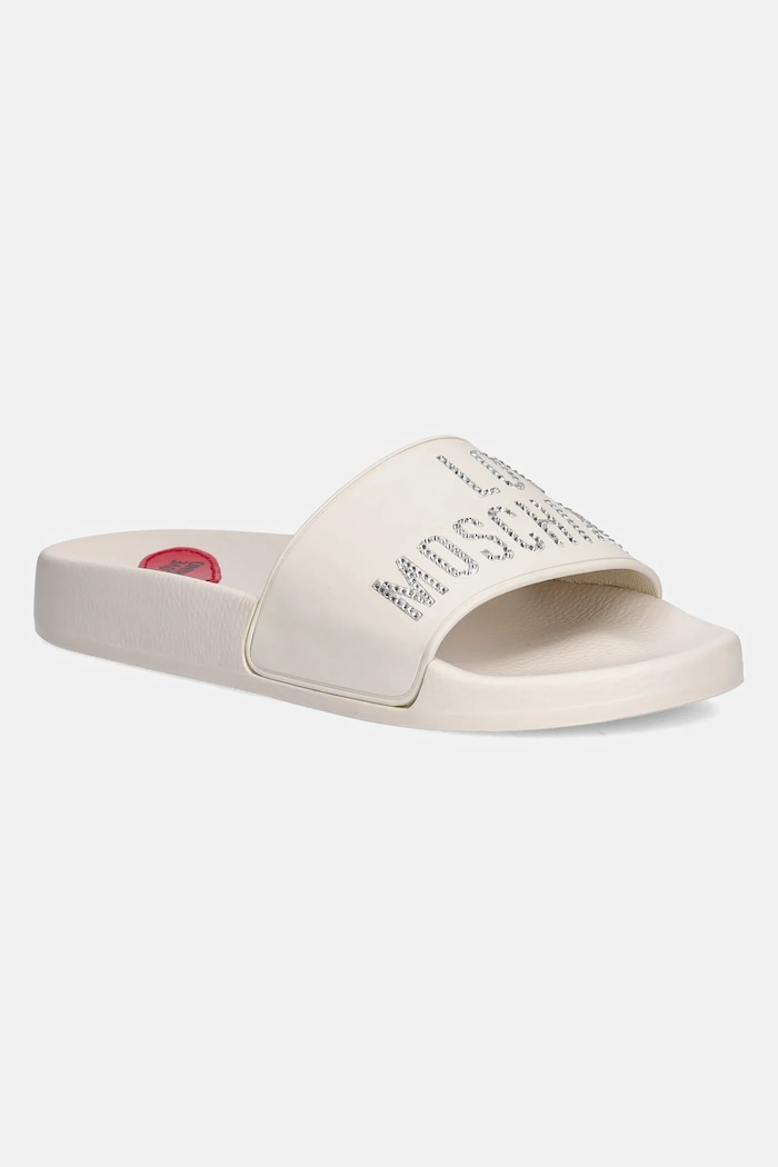 Love Moschino papucs szintetikus bézs JA28122G1MI13102