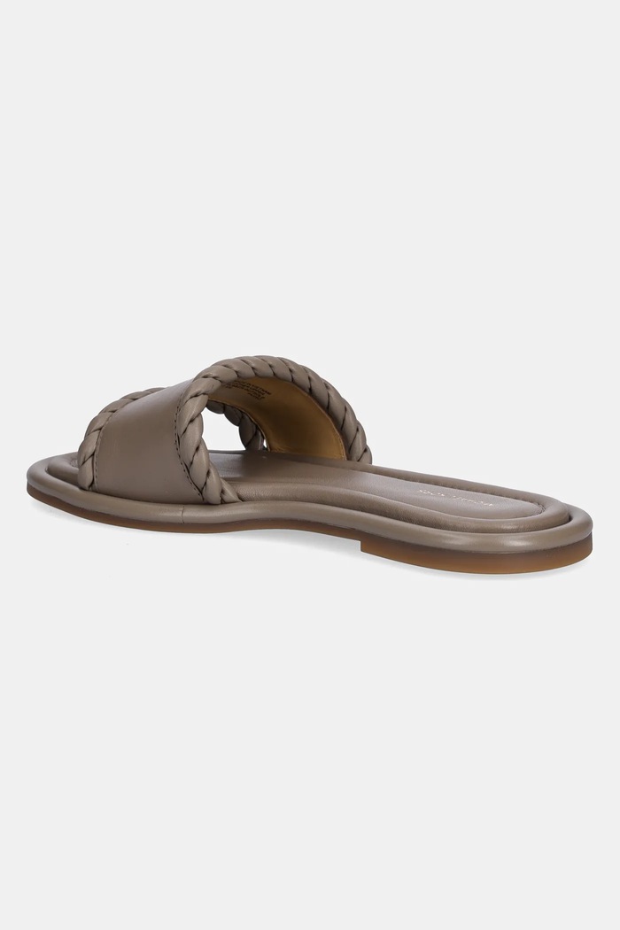 Încălțăminte MICHAEL Michael Kors Șlapi de piele Dana 40T5DNFS1L.115 bej