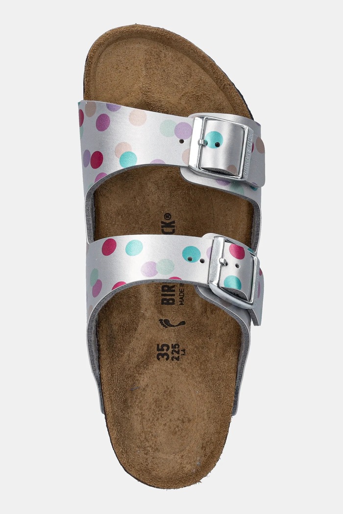Dětské pantofle Birkenstock Arizona stříbrná 1029842.26.35