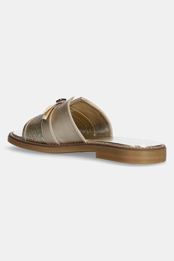 DÍVKA Pantofle Tommy Hilfiger T4A2.33942.35.39 zlatá