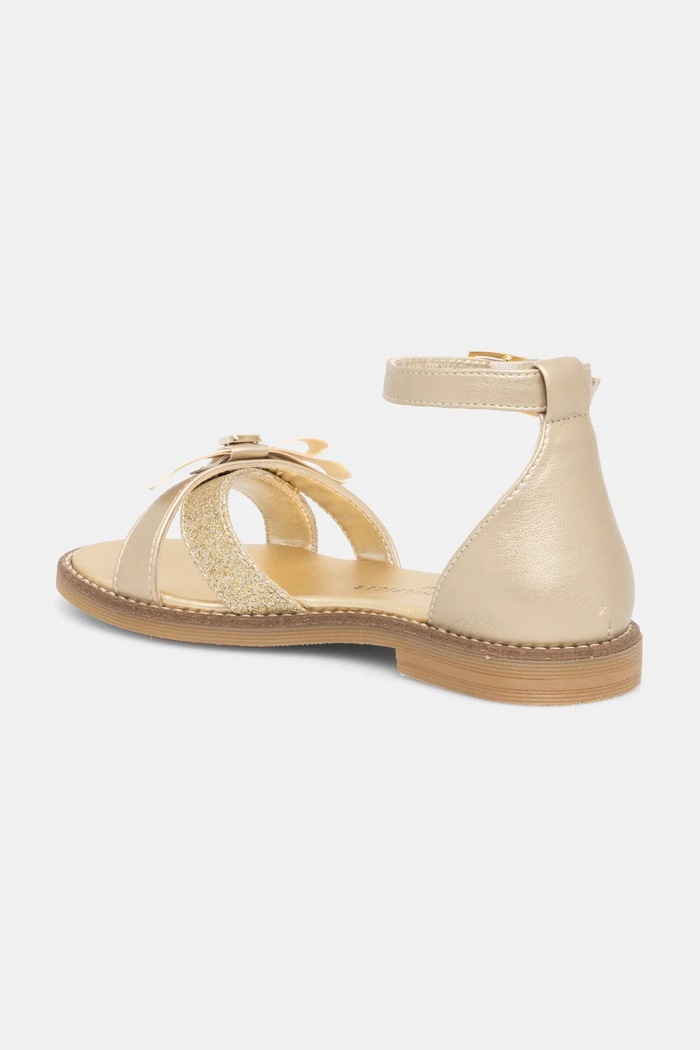 DÍVKA Dětské sandály Tommy Hilfiger T4A2.33943 zlatá