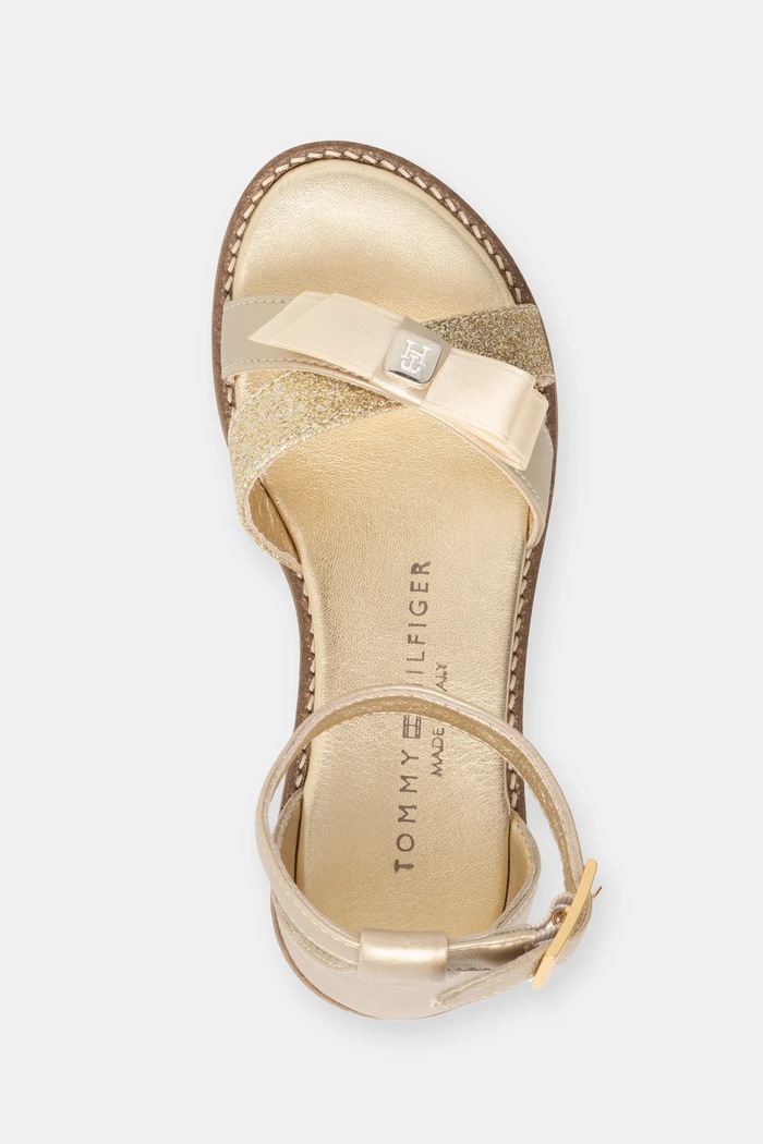 Dětské sandály Tommy Hilfiger zlatá T4A2.33943