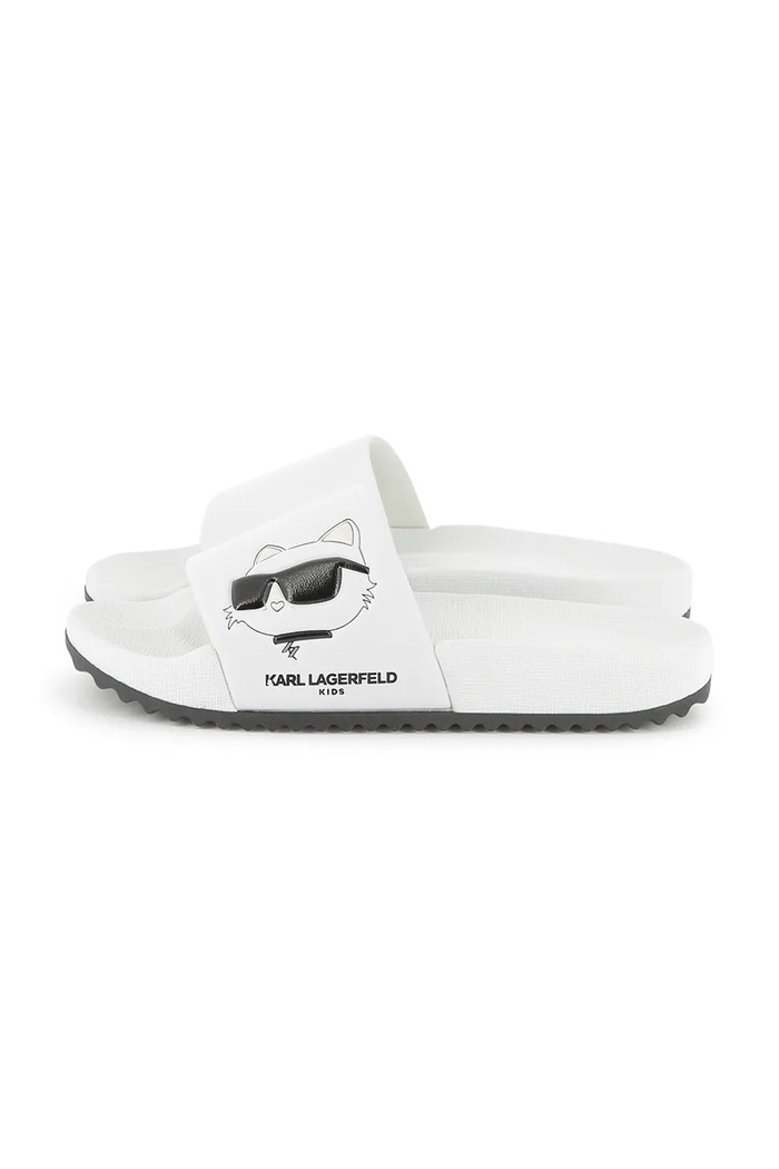 Karl Lagerfeld șlapi copii Z30544.27.35 alb SS25